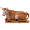 Bue Seduto Per Presepe 30cm -Offerte Natale Negozio 0057439 bue seduto per presepe 30cm