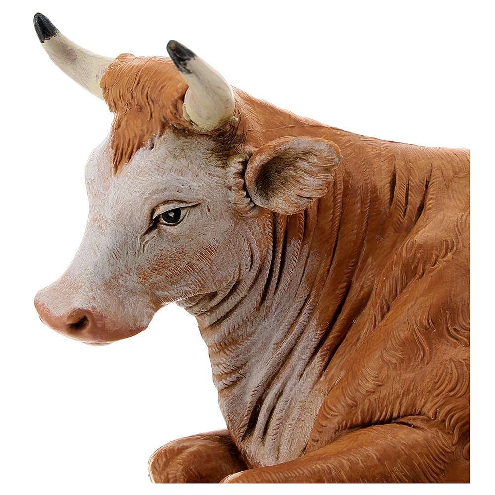 Bue Seduto Per Presepe 30cm 4 Bue Seduto Per Presepe 30cm - immagine 2