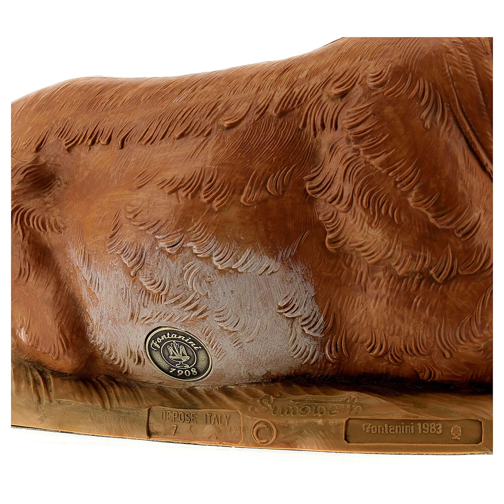 Bue Seduto Per Presepe 30cm 8 Bue Seduto Per Presepe 30cm - immagine 6