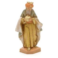 Re Magio Mulatto A Piedi Per Presepe 6,5cm