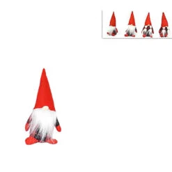 Gnomo Di Natale Abito Scozzese 20cm