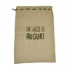 Sacco Natalizio Di Juta Con Scritta 80x55cm -Offerte Natale Negozio 0058431 sacco natalizio di juta con scritta 80x55cm