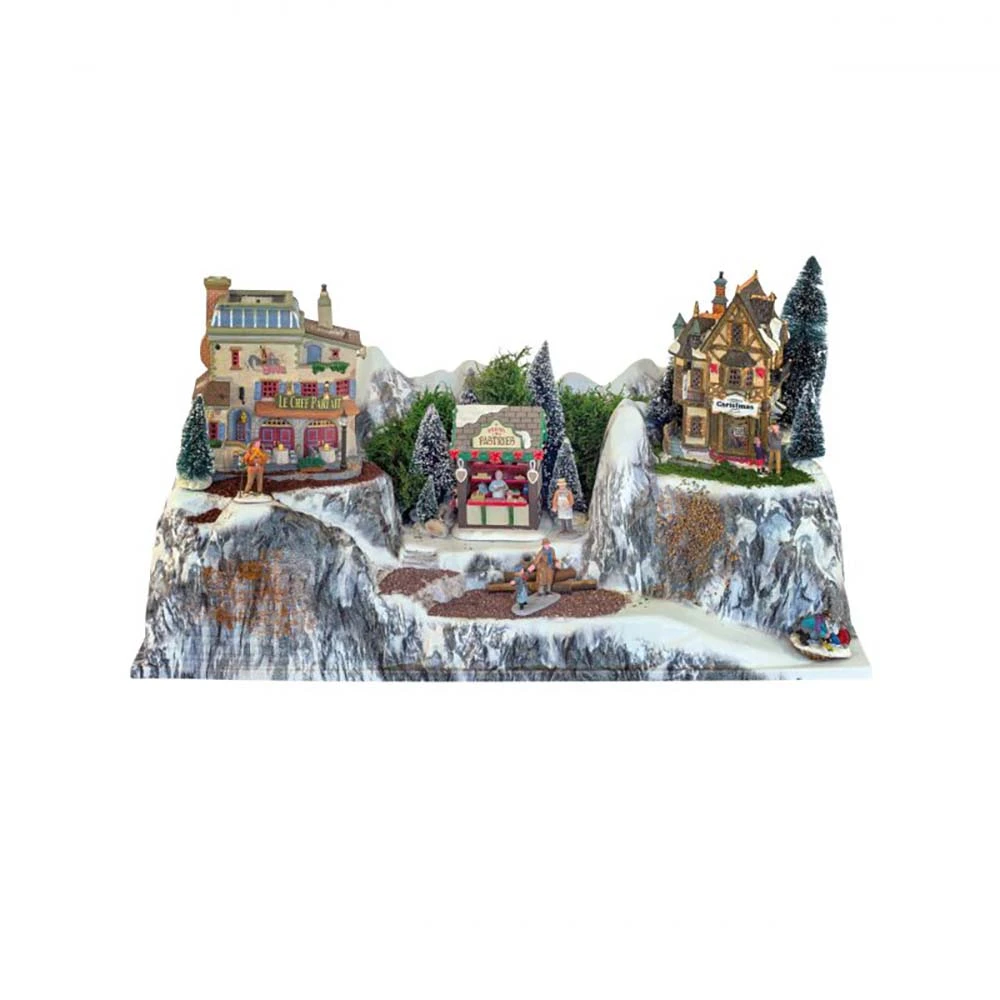 My Village Base Dolomiti Per Villaggio Natalizio E Presepe 78x38x29cm 4 My Village Base Dolomiti Per Villaggio Natalizio E Presepe 78x38x29cm - immagine 2