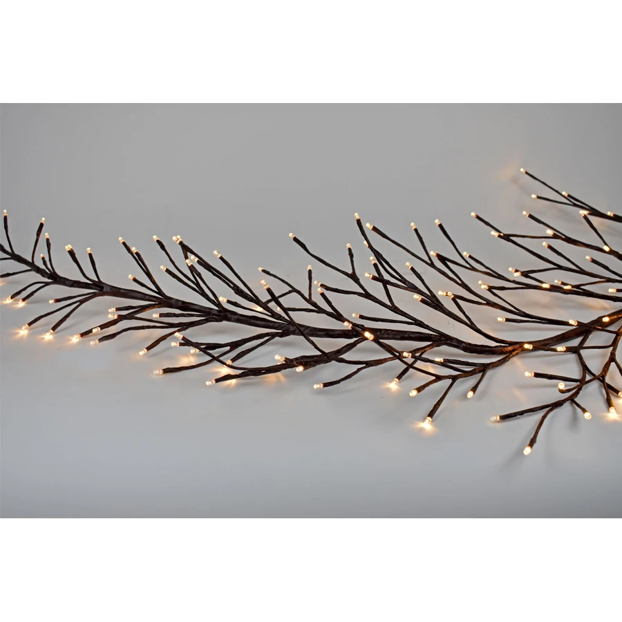 Ramo Marrone 142 LED Luce Fissa 150 Cm 4 Ramo Marrone 142 LED Luce Fissa 150 Cm - immagine 2