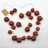 Catena Luminosa Con 24 Palline Rosse 48 Nano LED Con Timer A Batteria -Offerte Natale Negozio 0059346 catena luminosa con 24 palline rosse 48 nano led con timer a batteria