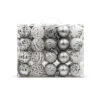 20 Palline Natalizie 60mm Infrangibili Bianche E Argento -Offerte Natale Negozio 0059883 20 palline natalizie 60mm infrangibili bianche e argento