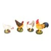 Galli/Galline Per Presepe 2 Galli/Galline Per Presepe -Offerte Natale Negozio 0074332 galligalline per presepe