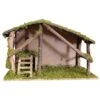 Capanna Presepe 45x19cm -Offerte Natale Negozio 0074354 capanna presepe 45x19cm
