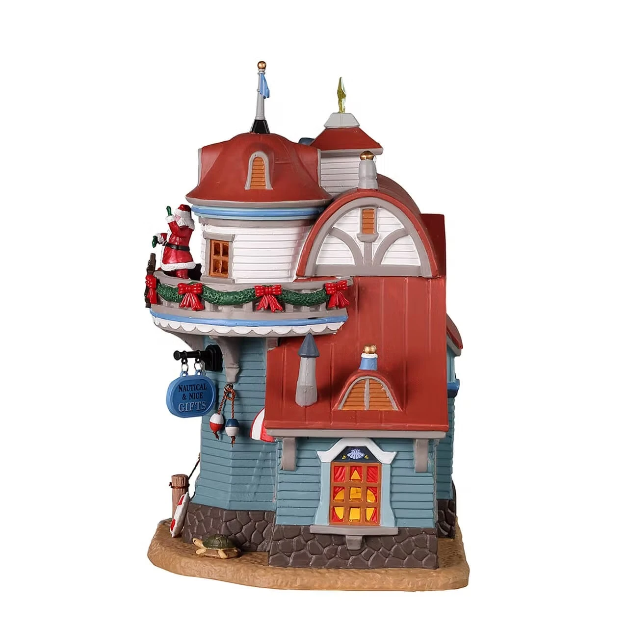 Lemax Seaside Santa Christmas Shoppe - 25909 4 Lemax Seaside Santa Christmas Shoppe - 25909 - immagine 2