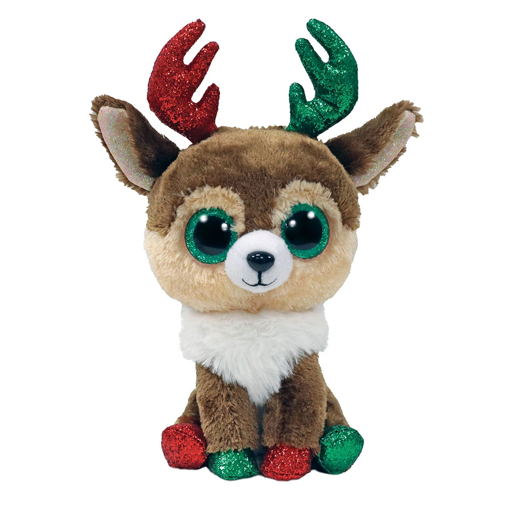 TY Peluche Beanie Boos Renna Natalizia Kinley 15cm 3 TY Peluche Beanie Boos Renna Natalizia Kinley 15cm
