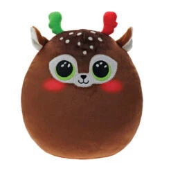 TY Peluche Cuscino Squish A Boos Renna Natalizia Minx 33cm