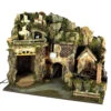 Presepe Con Luci E Mulino Ad Acqua C/ Pompa 60x34x44 Cm -Offerte Natale Negozio 0093590 presepe con luci e mulino ad acqua c pompa 60x34x44 cm