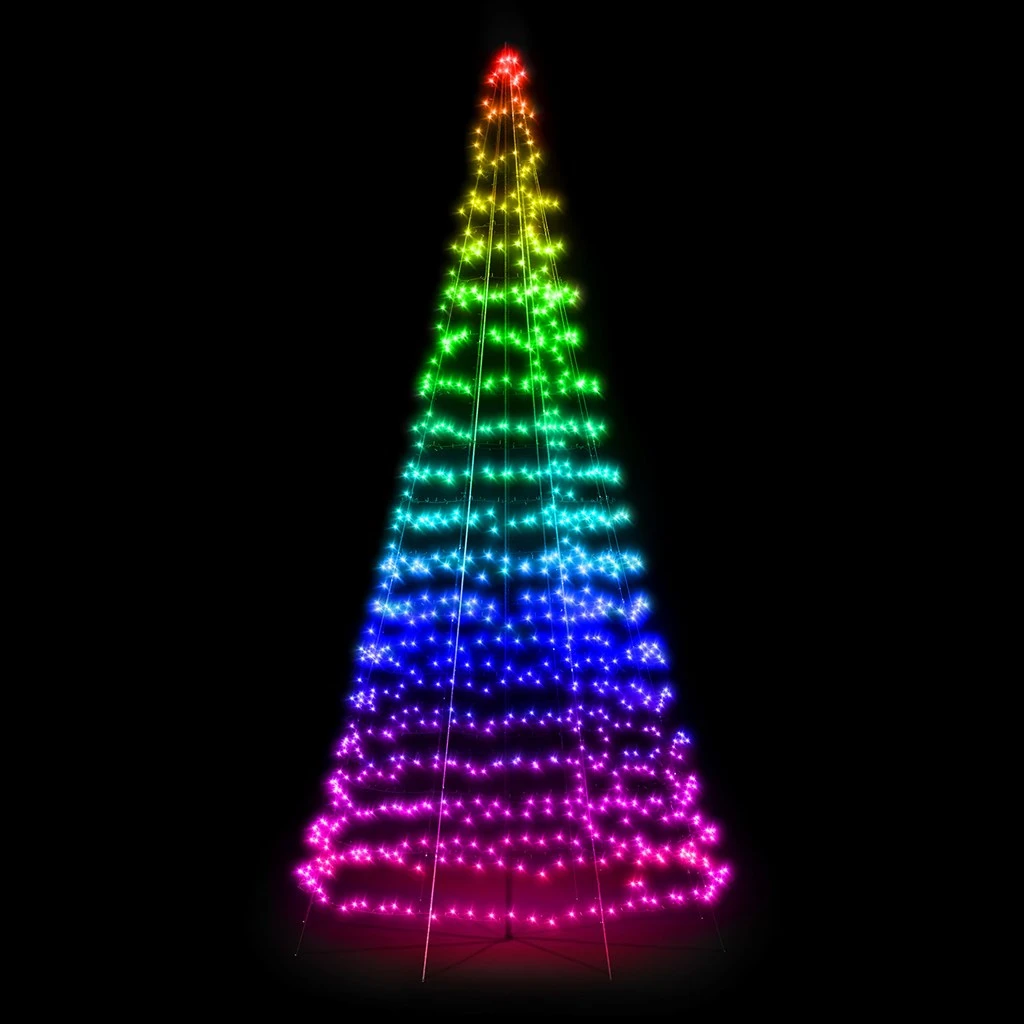 Twinkly Light Tree Albero Luminoso Smart Con 1000 LED RGBW Integrati, 6 Metri, Controllabile Via App 4 Twinkly Light Tree Albero Luminoso Smart Con 1000 LED RGBW Integrati, 6 Metri, Controllabile Via App - immagine 2