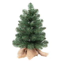 Flora Mini Albero Di Natale Con Base Foderata In Juta 60 Cm