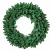 Flora Corona Natalizia Con Pigne 40 Cm -Offerte Natale Negozio 0095206 flora corona natalizia con pigne 40 cm