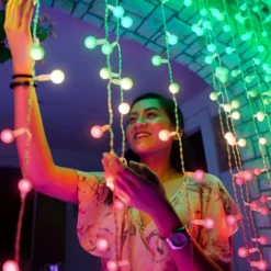 Twinkly Mini Caps 100 Led -Offerte Natale Negozio 0095910 twinkly mini caps 100 led