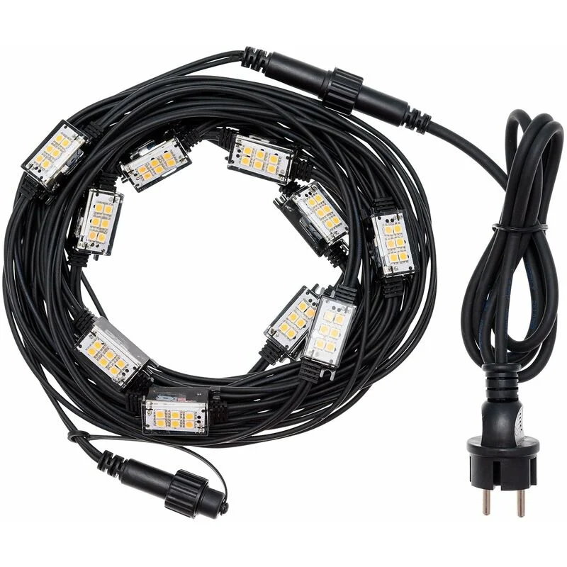 Prequ Catena Luminosa 10 Strobo, 30 Led, 11 Metri, Luce Fredda 4 Prequ Catena Luminosa 10 Strobo, 30 Led, 11 Metri, Luce Fredda - immagine 2