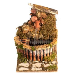 Fontana Con Pompa Per Presepe 15x10x11 Cm
