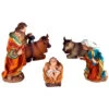 Set 5 Pezzi Natività Da 20 Cm In Resina Per Presepe -Offerte Natale Negozio 0096060 set 5 pezzi nativita da 20 cm in resina per presepe