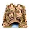Paesaggio Presepe Con Ponte Su Fiume E Luci 24x21x21 Cm -Offerte Natale Negozio 0096067 paesaggio presepe con ponte su fiume e luci 24x21x21 cm
