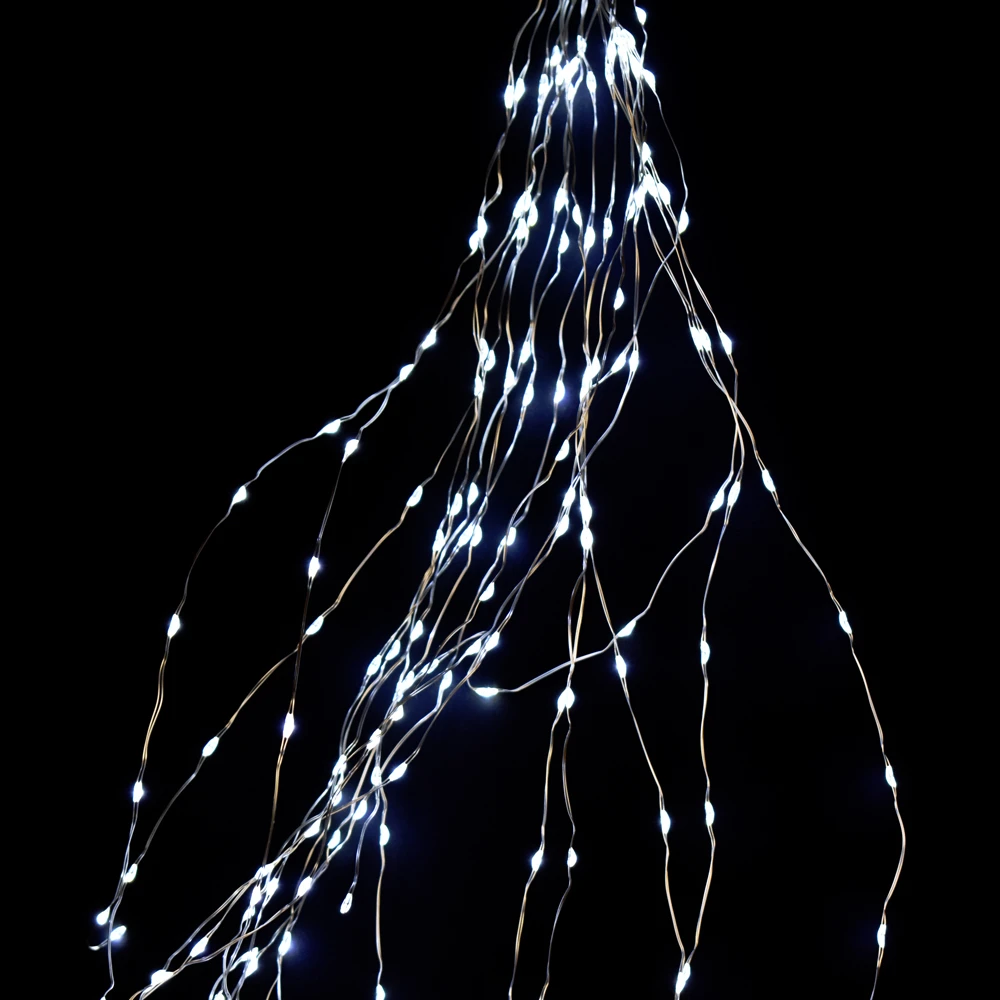 Prequ Cascata Luminosa 720 Nano Led Bianco Ghiaccio A Luce Fissa 3 Prequ Cascata Luminosa 720 Nano Led Bianco Ghiaccio A Luce Fissa