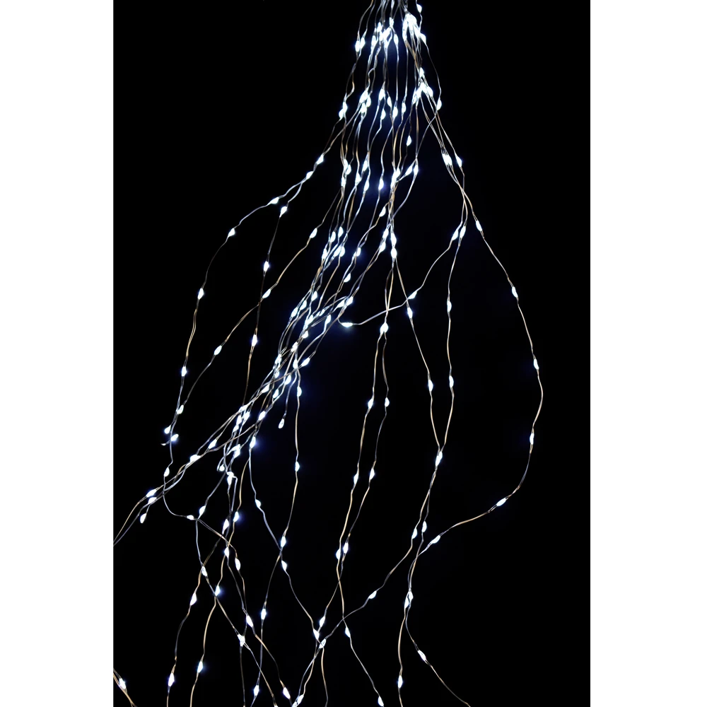 Prequ Cascata Luminosa 360 Nano Led Bianco Ghiaccio A Luce Fissa, IP44 4 Prequ Cascata Luminosa 360 Nano Led Bianco Ghiaccio A Luce Fissa, IP44 - immagine 2