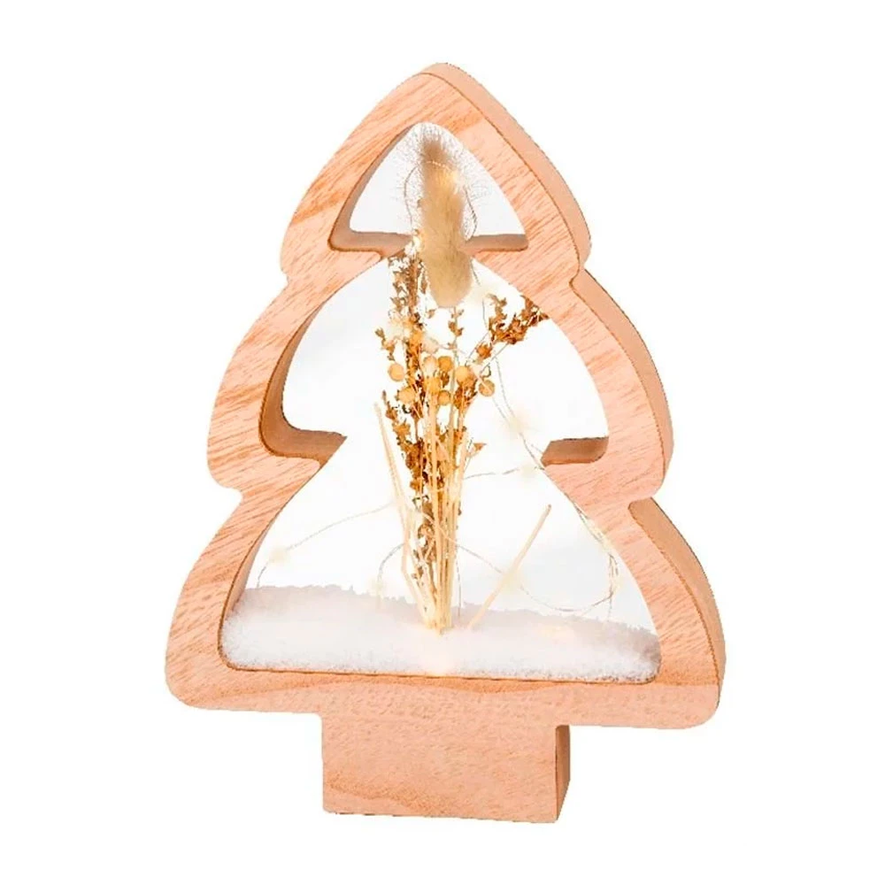 Kaemingk Albero In Legno Con LED 28 Cm 3 Kaemingk Albero In Legno Con LED 28 Cm