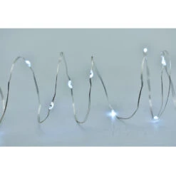 Prequ Catena Luminosa, 50 Nano Led, 4,9 Metri, Luce Fredda, Luce Fissa, Cavo Modellabile, A Batteria -Offerte Natale Negozio 0096488 prequ catena luminosa 50 nano led 49 metri luce fredda luce fissa cavo modellabile a batteria