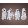 Figure Natalizie Luminose Assortite In Acrilico 3D 20 LED Bianco Freddo 23 Cm -Offerte Natale Negozio 0096712 figure natalizie luminose assortite in acrilico 3d 20 led bianco freddo 23 cm