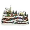 Villaggio Natalizio Con Luci A LED Musica E Movimenti 41 Cm -Offerte Natale Negozio 0097379 villaggio natalizio con luci a led musica e movimenti 41 cm